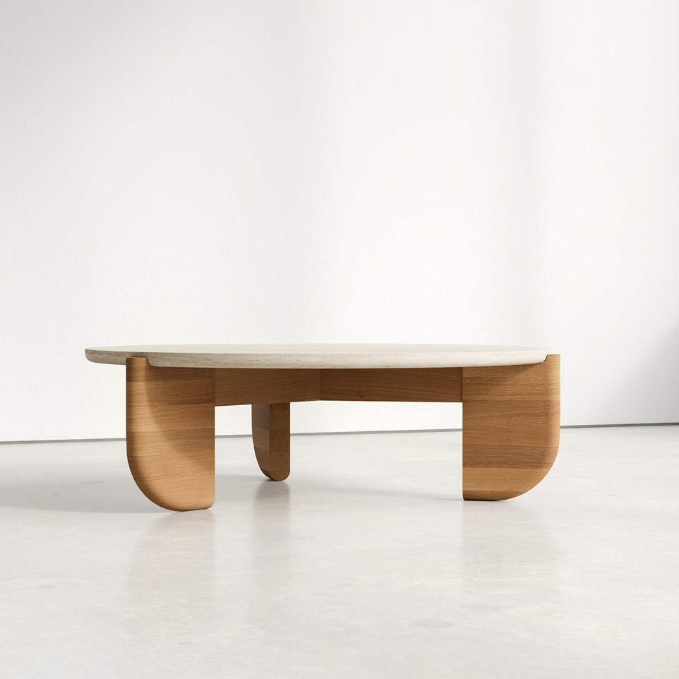 Tripod Coffee Table - Stone — Stillmade — FAIR